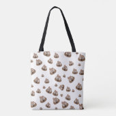 Tote Bag Motif mignon d'Emoji de dunette (Dos)