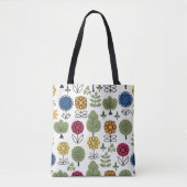 Tote Bag Motif mignon, nature en été, abstrait (Devant)