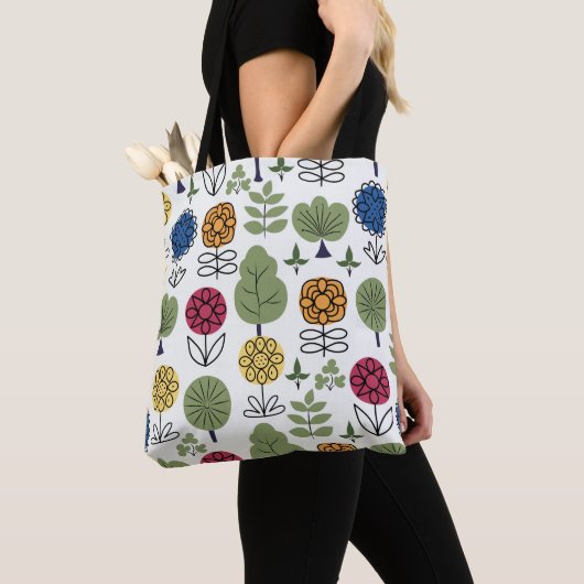 Tote Bag Motif mignon, nature en été, abstrait (De près)