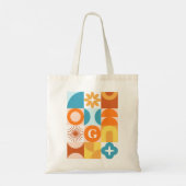Tote Bag Motif moderne du milieu du siècle (Dos)