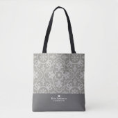 Tote Bag Motif moderne en carreaux de maison agricole avec (Devant)