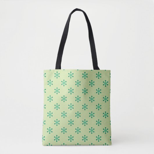 Tote Bag Motif Motif Vert (Devant)