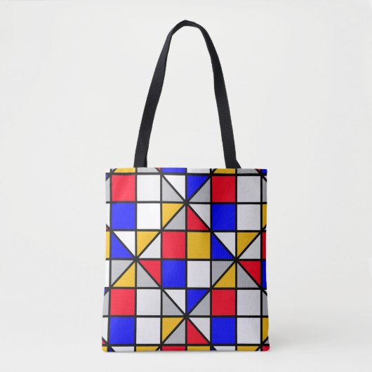 Tote Bag Motif multicolore (Devant)