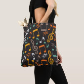 Tote Bag Motif musical (De près)