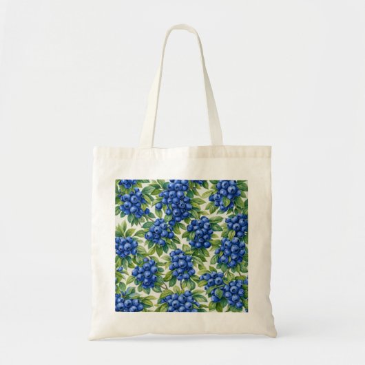 Tote Bag Motif Myrtille (Devant)
