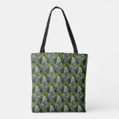 Tote Bag Motif naturel sauvage de lupine violette (Dos)