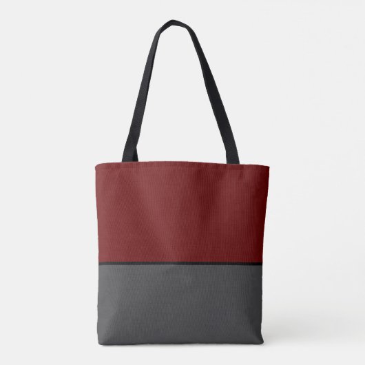 Tote Bag Motif noir avec Bourgogne (Dos)