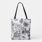 Tote Bag Motif noir et blanc (Dos)