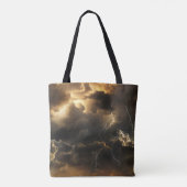 Tote Bag Motif nuages d'orage (Dos)