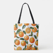 Tote Bag Motif orange (Dos)