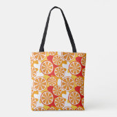 Tote Bag Motif orange (Dos)