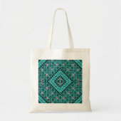 Tote Bag Motif palestinien Broderie Design imprimé (Devant)
