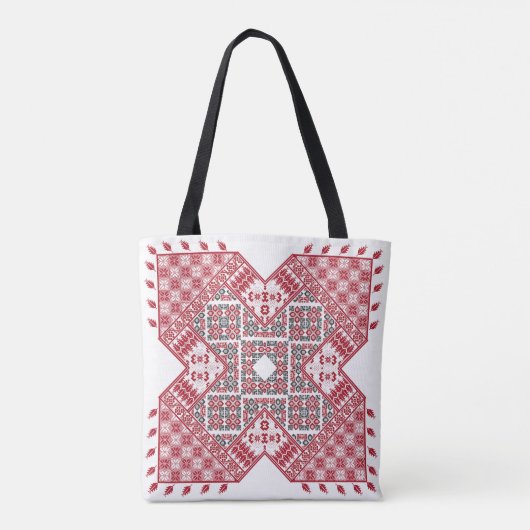 Tote Bag Motif palestinien de broderie (Dos)