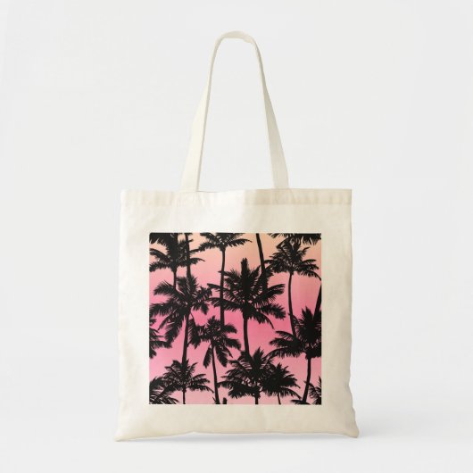 Tote Bag Motif Palm Tree (Devant)