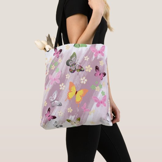 Tote Bag Motif papillon 7 (De près)
