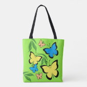 Tote Bag Motif papillon de printemps (Dos)