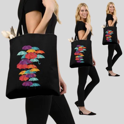 Tote Bag Motif parapluies