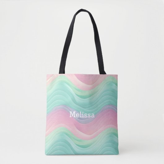 Tote Bag Motif Pastel (Devant)