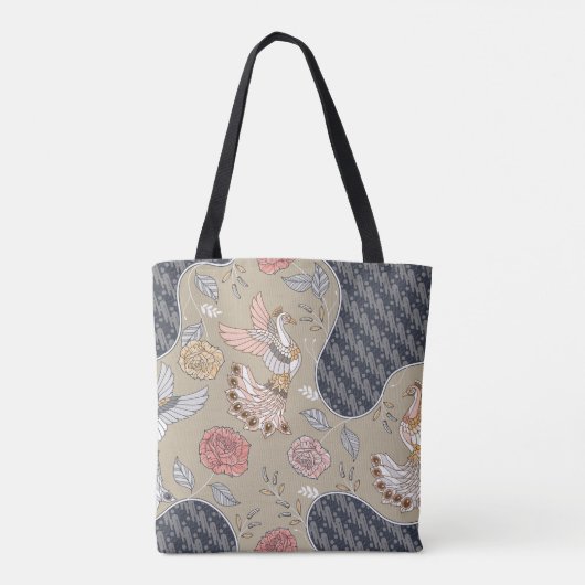 Tote Bag Motif Peacock Batik (Dos)