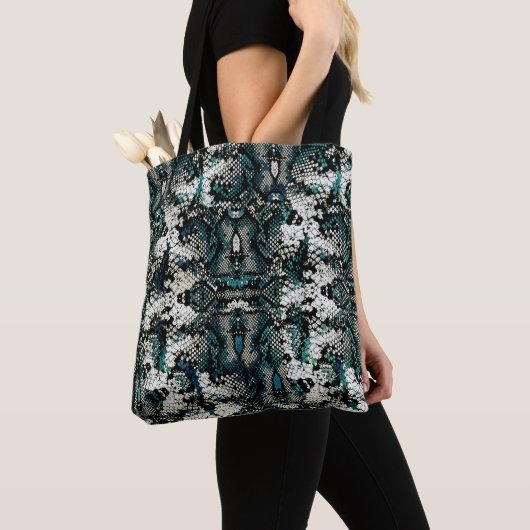 Tote Bag Motif Peau de Serpent (De près)