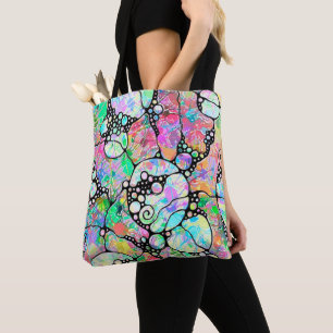 Tote Bag Motif Peint À La Main Et Numériquement Art 31