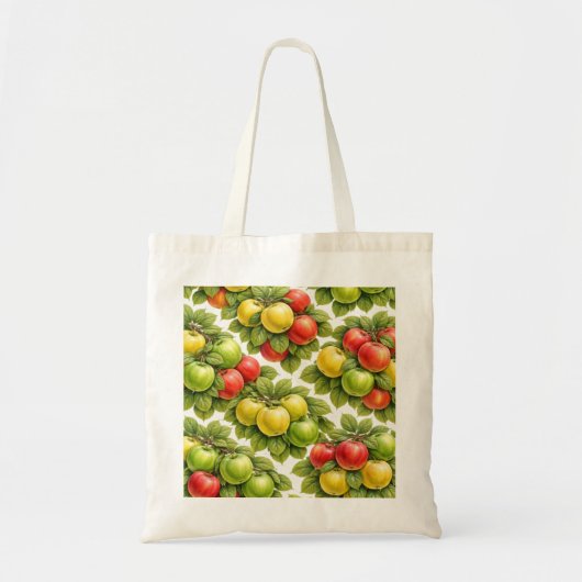 Tote Bag Motif Pomme Mixte (Devant)