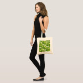 Tote Bag Motif Pomme Verte (Devant (modèle))
