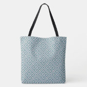 Tote Bag Motif principal grec audacieux bleu et gris de (Dos)
