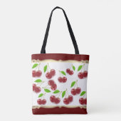 Tote Bag Motif Red Cherries (Dos)
