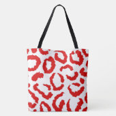 Tote Bag Motif Red Leopard (Dos)