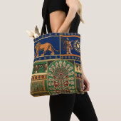 Tote Bag Motif rétro assyrien (De près)