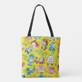 Tote Bag motif robot transparent (Dos)