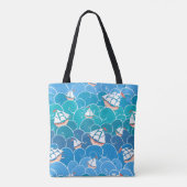 Tote Bag Motif rocheux de mer (Dos)