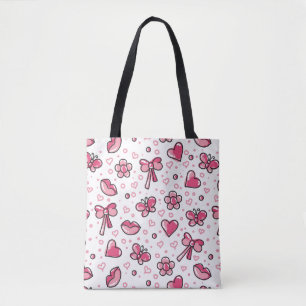 Tote Bag motif romantique