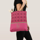Tote Bag Motif rose coloré (De près)