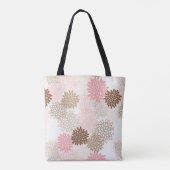 Tote Bag Motif rose et Brown de maman (Dos)
