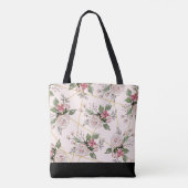Tote Bag Motif rose rose (Dos)