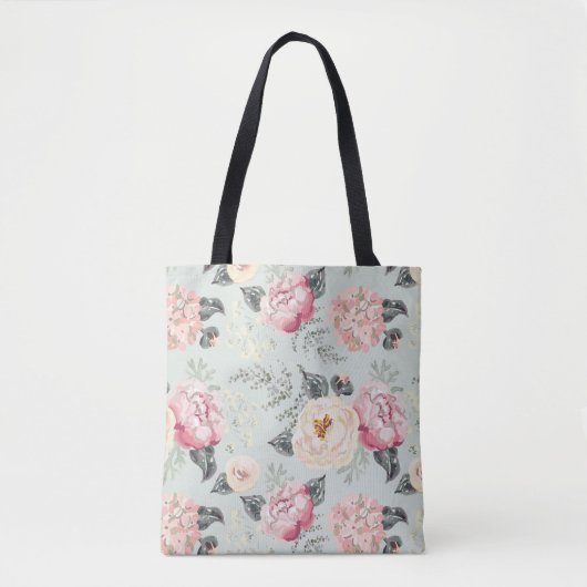 Tote Bag Motif rose Rose Garden (Devant)