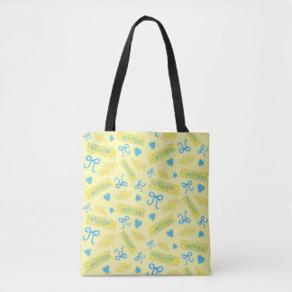 Tote Bag Motif Rubans et Cœurs de Beurre Sucré et Salé