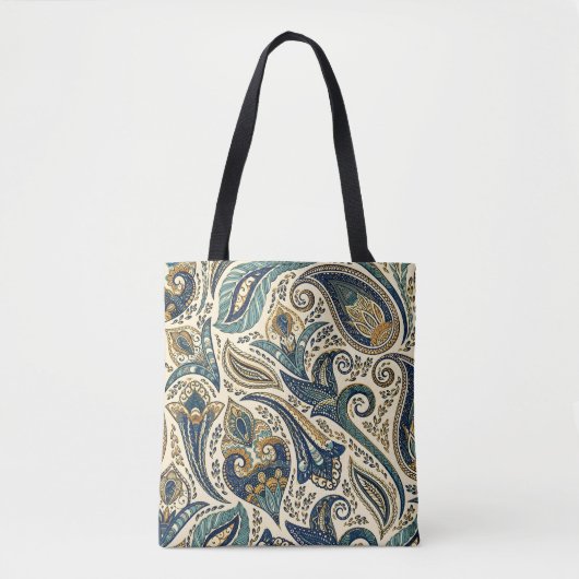Tote Bag motif sans couture (Devant)