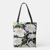Tote Bag motif sans couture avec fleurs d'été (Dos)