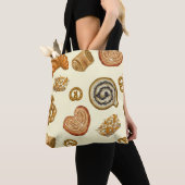 Tote Bag Motif sans couture avec produit de boulangerie (De près)