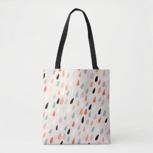 Tote Bag Motif sans couture avec tiroirs à main colorés s