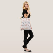 Tote Bag Motif sans couture d'arche de Boho Rainbow (Sur le modèle)