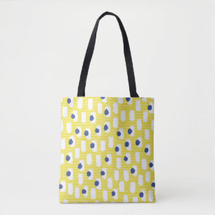 Tote Bag Motif sans couture de brosse dessinée à la main.