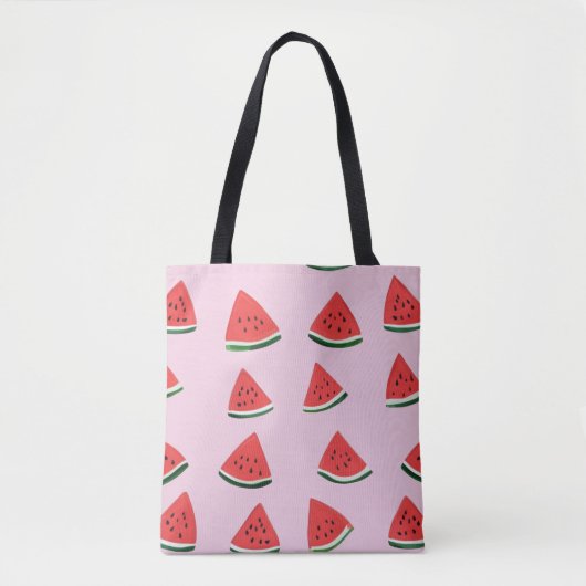 Tote Bag Motif sans couture de pastèque mignonne (Devant)