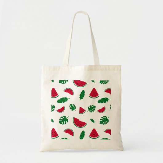 Tote Bag Motif sans couture d'été de pastèque tropicale (Devant)