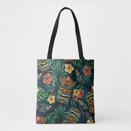 Tote Bag Motif sans couture Hawaiian tropical avec t (Devant)