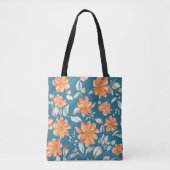 Tote Bag Motif sans couture rétro (Devant)