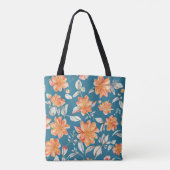 Tote Bag Motif sans couture rétro (Dos)